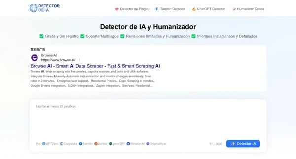 Detector de IA